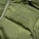 John Richmond Giubbino tinta unita con Zip E Cappuccio Verde per Neonato RIA26007PI VERDE JOHN RICHMOND 