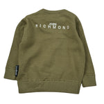 John Richmond Maglia Girocollo tinta unita con Stampa Verde per Neonato RIA26009MA VERDE JOHN RICHMOND 