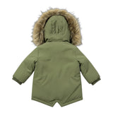 John Richmond Giubbino Modello Parka tinta unita con Cappuccio Verde per Neonato RIA260108PK VERDE JOHN RICHMOND 