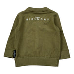 John Richmond Cardigan tinta unita con Logo Verde per Neonato RIA26010CD VERDE JOHN RICHMOND 