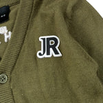 John Richmond Cardigan tinta unita con Logo Verde per Neonato RIA26010CD VERDE JOHN RICHMOND 