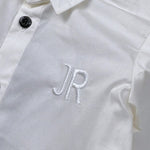John Richmond Camicia tinta unita con Logo Bianco per Neonato RIA26018CA BIANCO JOHN RICHMOND 