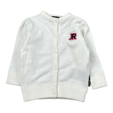 John Richmond Cardigan tinta unita con Logo Bianco per Neonata RIA26029CD BIANCO JOHN RICHMOND 