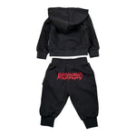John Richmond Completo 2Pz Felpa-Pantalone Nero per Neonato RIA26035CF NERO JOHN RICHMOND 