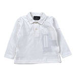 John Richmond Polo tinta unita con Logo Bianco per Neonato RIA26042PO BIANCO JOHN RICHMOND 