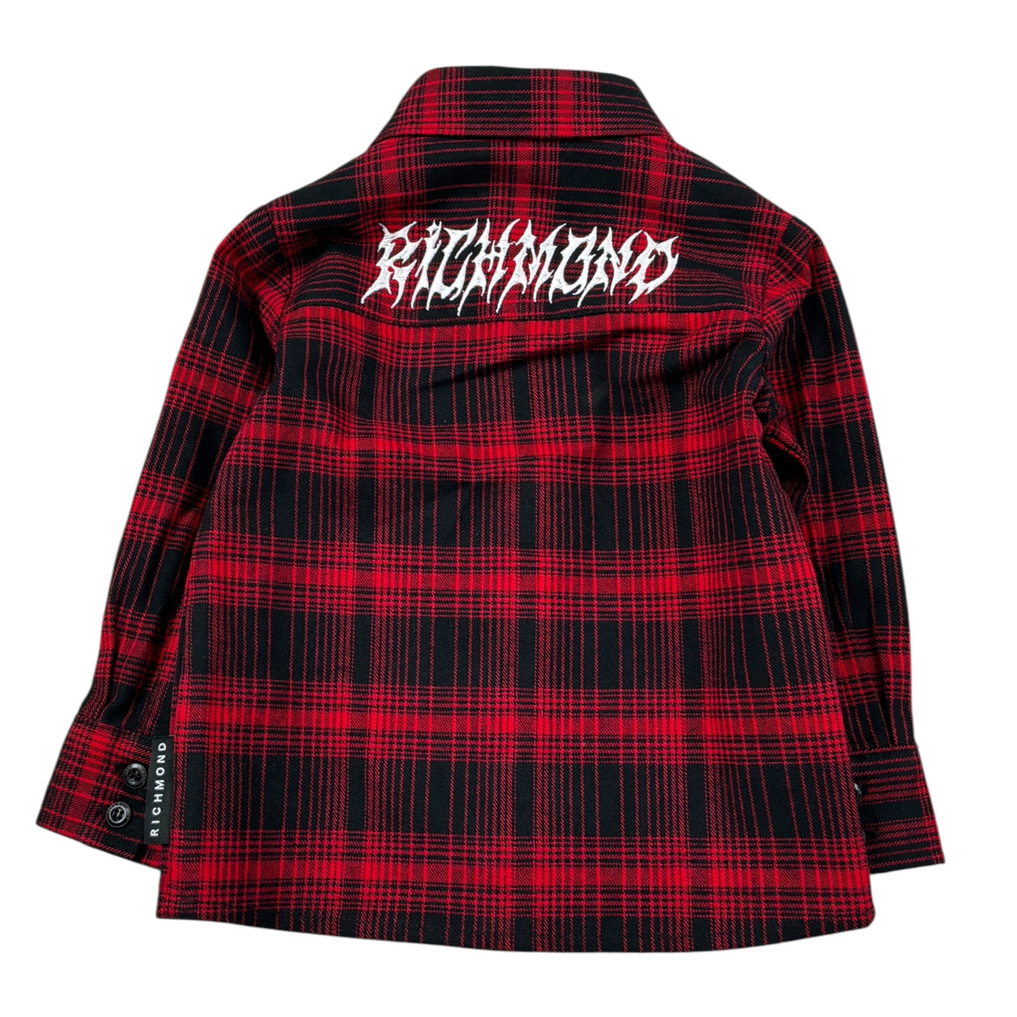 John Richmond Camicie Bicolore con Fantasia Rosso/Nero per Neonato RIA26046CA ROSSO/NERO JOHN RICHMOND 