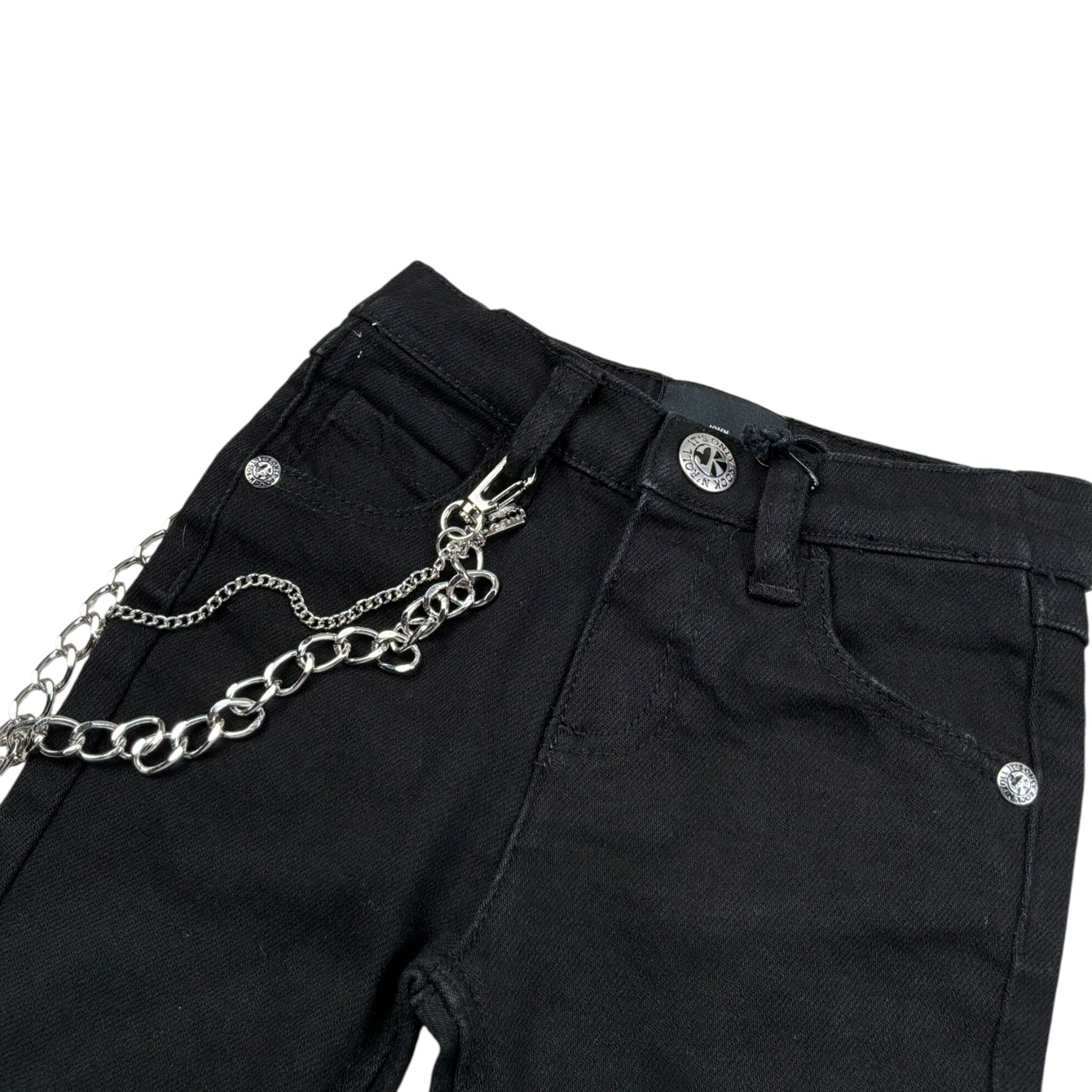 John Richmond Pantalone tinta unita Nero per Neonato RIA26047JE NERO JOHN RICHMOND 