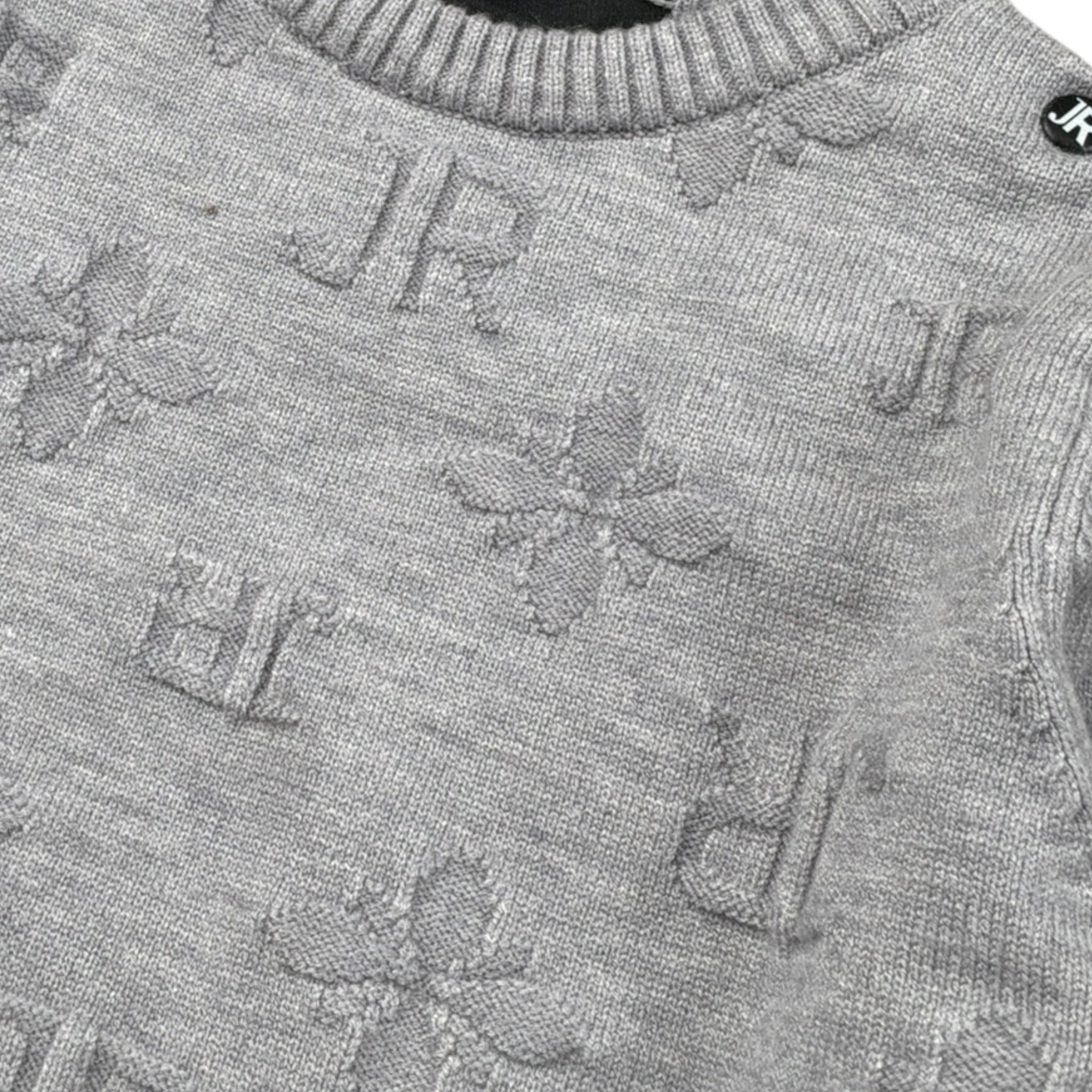 John Richmond Maglia tinta unita Logata Grigio per Neonato RIA26059MA GRIGIO JOHN RICHMOND 