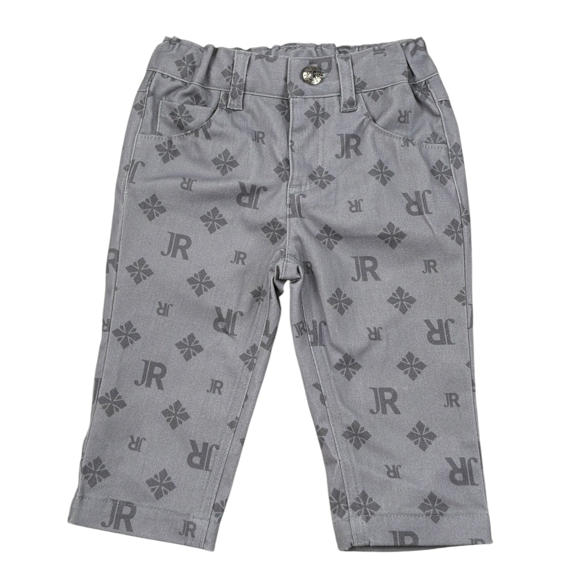 John Richmond Pantalone tinta unita Logato Grigio per Neonata RIA26061PA GRIGIO JOHN RICHMOND 