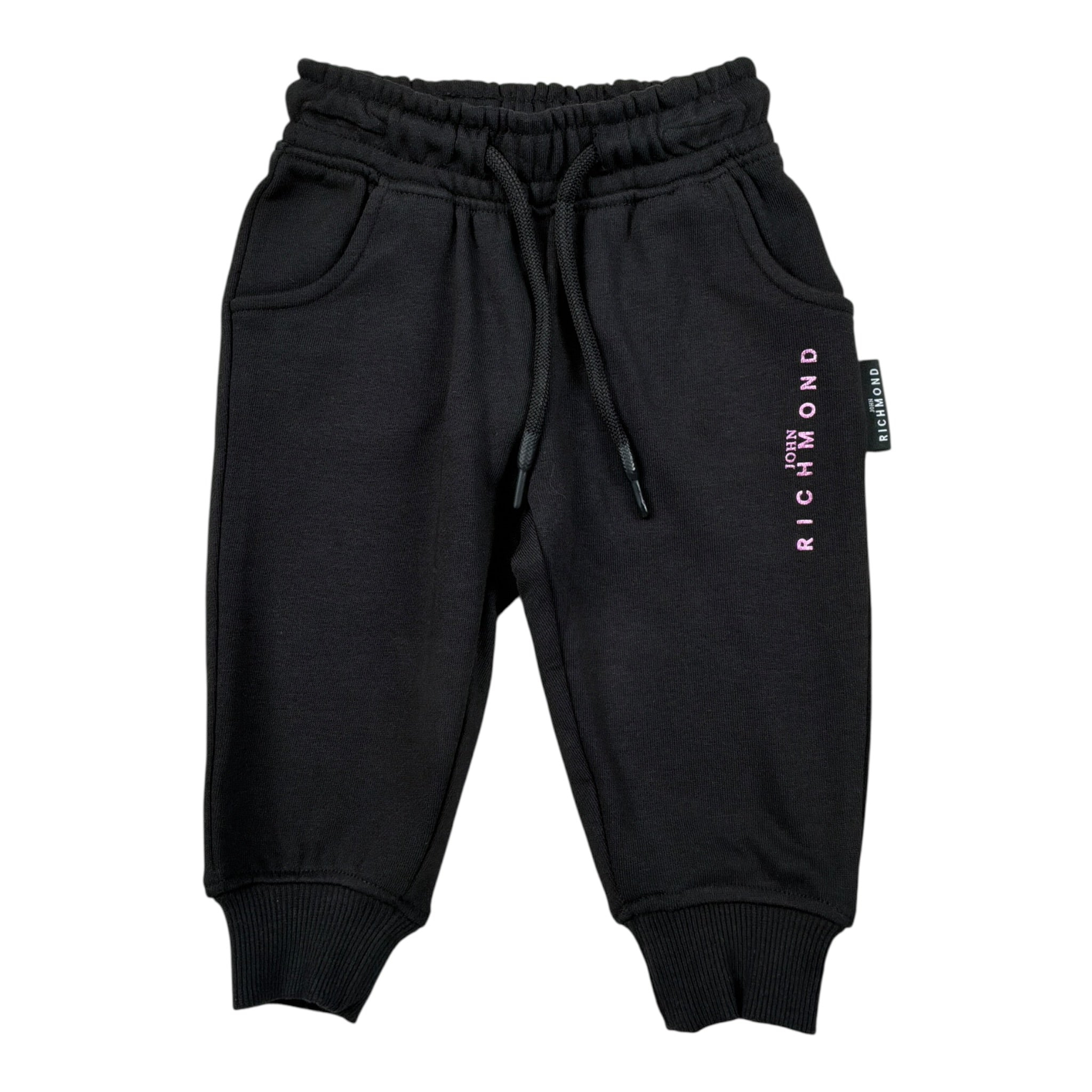 John Richmond Pantalone Modello Tuta tinta unita Nero per Neonata RIA26064CF NERO JOHN RICHMOND 