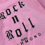 John Richmond Maglia tinta unita con Stampa Rosa per Neonata RIA26104MA ROSA JOHN RICHMOND 