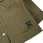 John Richmond Camicia tinta unita con Logo Verde per Neonato RIA26107CA VERDE JOHN RICHMOND 