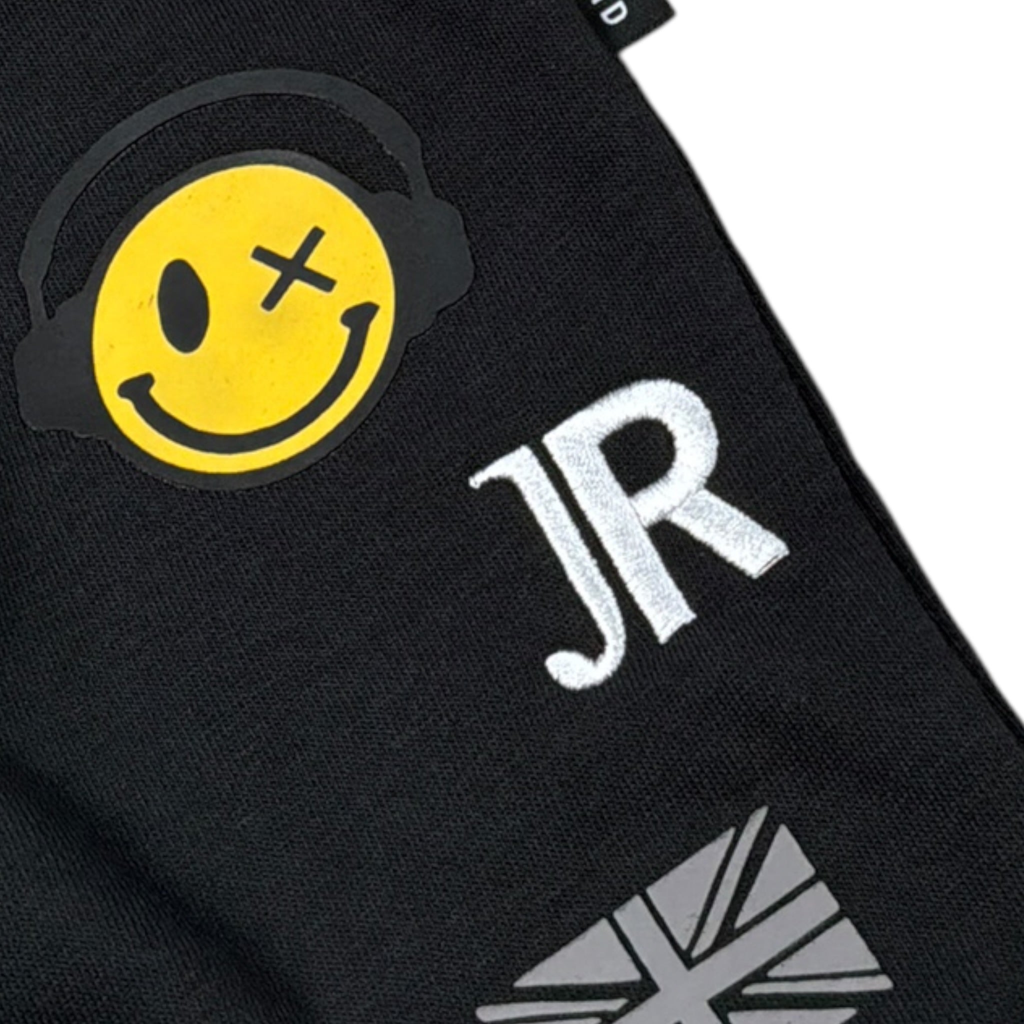 John Richmond Pantalone Modello Tuta tinta unita con Stampa Nero per Neonato RIA26118PA NERO JOHN RICHMOND 