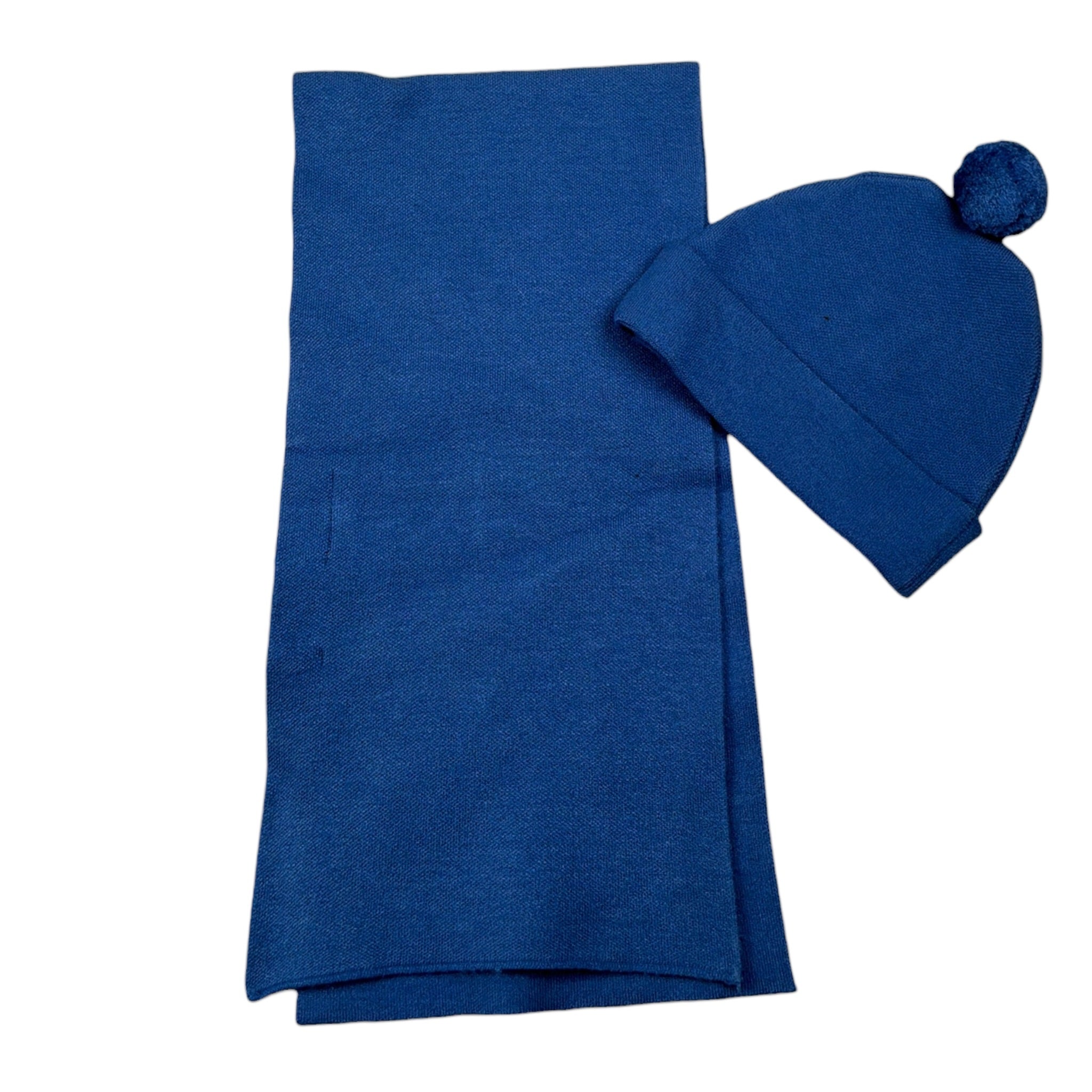 John Richmond Set Cappello-Sciarpa tinta unita Blu per Bambino RIA26119HS BLU JOHN RICHMOND 