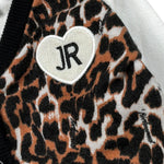 John Richmond Cardigan tinta unita con Fantasia Maculata Bianco per Neonata RIA26127CD BIANCO JOHN RICHMOND 