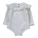 John Richmond Body tinta unita con Stampa Bianco per Neonata RIA26139BD BIANCO JOHN RICHMOND 