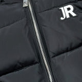 John Richmond Giubbino Smanicato con Zip E Cappuccio Nero per Neonato RIA<26008PI NERO JOHN RICHMOND 