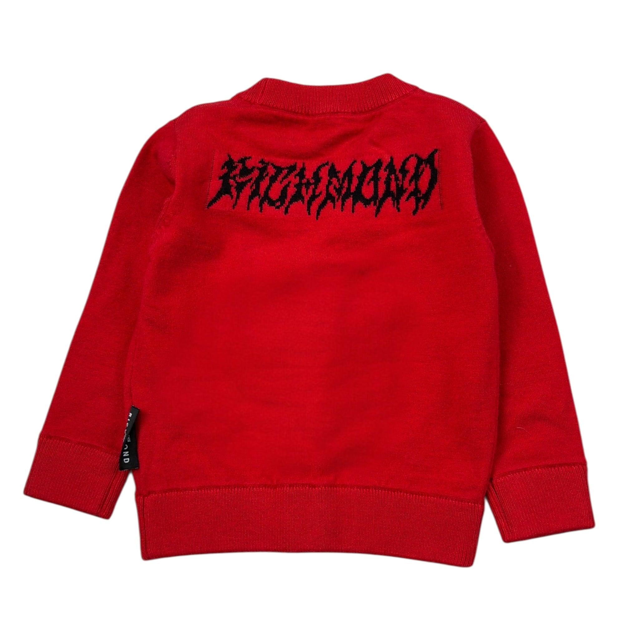 John Richmond Cardigan tinta unita con Stampa Rosso per Neonato RIIA26036CD ROSSO JOHN RICHMOND 