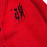 John Richmond Cardigan tinta unita con Stampa Rosso per Neonato RIIA26036CD ROSSO JOHN RICHMOND 