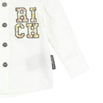 John Richmond Camicia tinta unita con Stampa Bianco per Neonato RIP25056CA BIANCO JOHN RICHMOND 
