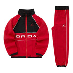 Jordan Completo 2 Pezzi Felpa-Pantalone Rosso per Bambino 85D763 ROSSO JORDAN 