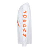 Jordan Shirt Girocollo tinta unita con Stampa Bianco per Bambino 95D477 BIANCO JORDAN 