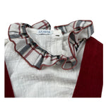 Juliana Completo 2 Pezzi Camicia-Pagliaccetto Bianco/Rosso per Neonata 24612 BIANCO/ROSSO JULIANA 