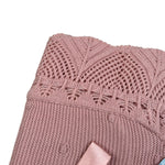 Juliana Coperta tinta unita Rosa per Neonata 25515 ROSA JULIANA 