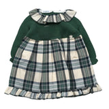 Juliana Abito Manica Lunga Stampa Fantasia Verde per Bambina 25646XJ VERDE JULIANA 