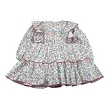 Juliana Abito Manica Lunga Fantasia Floreale Panna per Bambina 25661 PANNA JULIANA 
