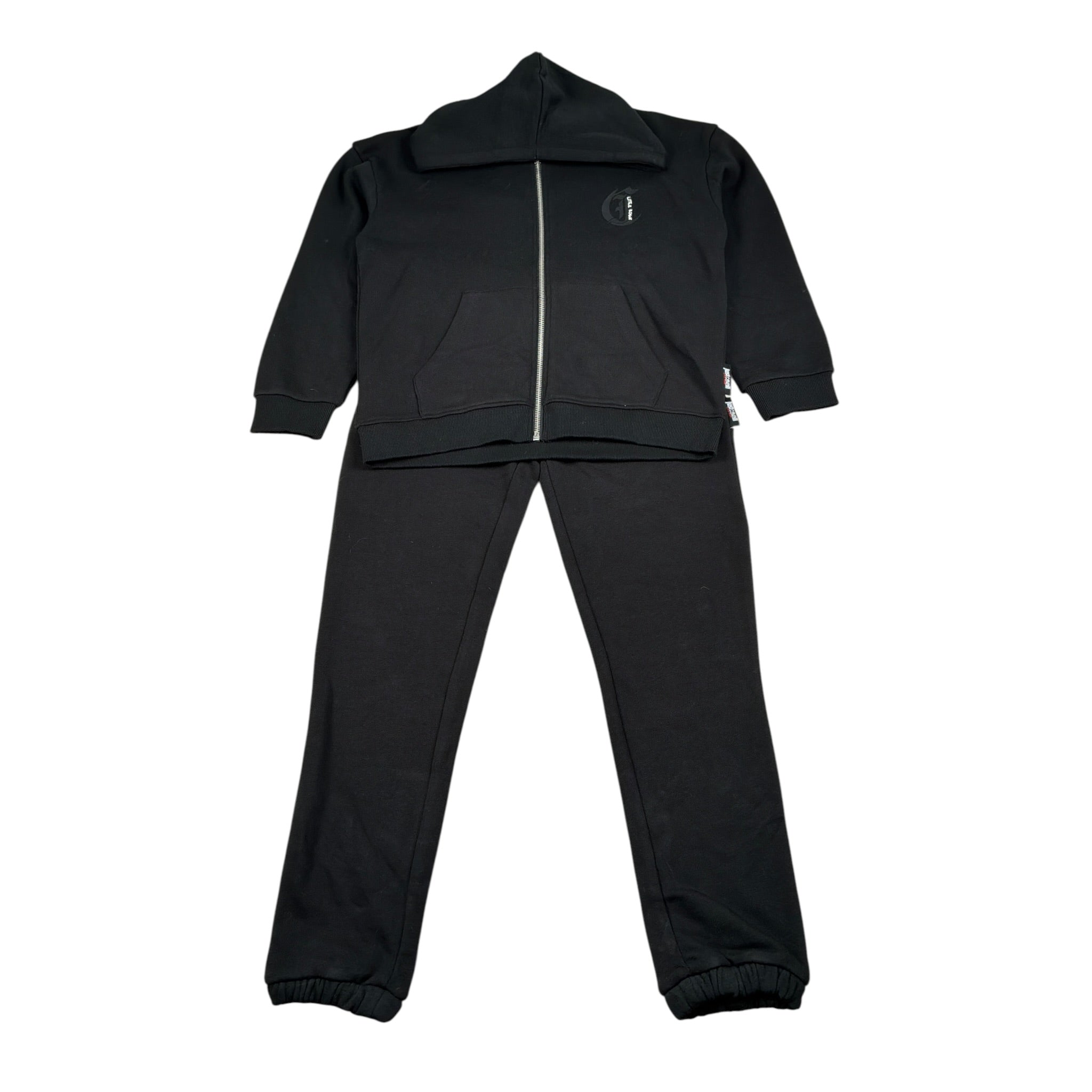 Just Cavalli Completo 2 Pezzi Felpa-Pantalone tinta unita Nero per Bambino JBA26001CF NERO JUST CAVALLI 