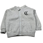 Just Cavalli Felpa con Zip E Cappuccio tinta unita Grigio per Bambino JBA26003FE GRIGIO JUST CAVALLI 