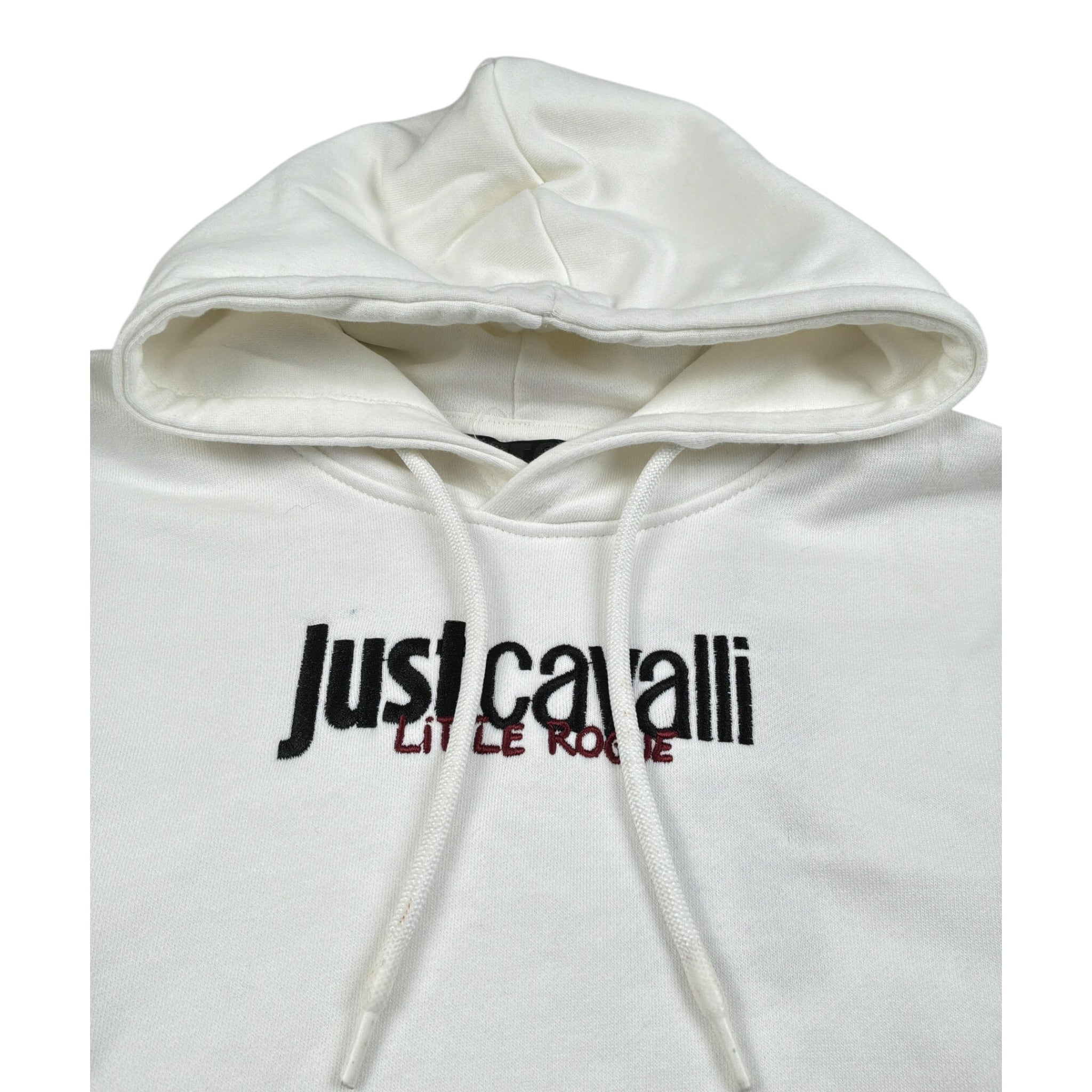 Just Cavalli Felpa Chiusa con Cappuccio tinta unita Panna per Bambino JBA26004FE PANNA JUST CAVALLI 