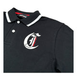 Just Cavalli Polo Mezza Manica tinta unita con Logo Nero per Bambino JBA26014PO NERO JUST CAVALLI 