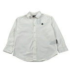 Just Cavalli Camicia Manica Lunga tinta unita con Logo Bianco per Bambino JBA26017CA BIANCO JUST CAVALLI 