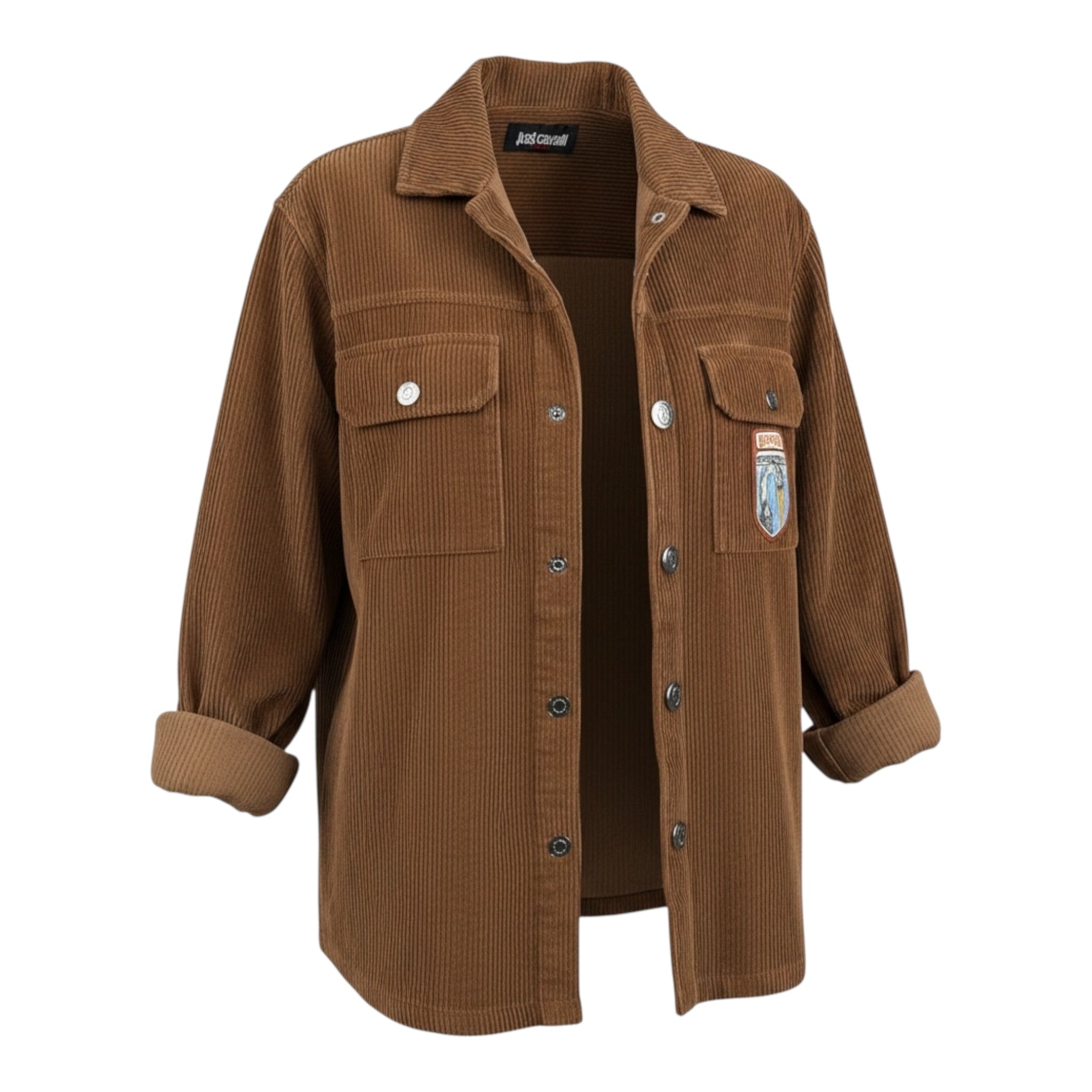 Just Cavalli Camicia tinta unita con Stampa Cammello per Bambino JBA26028CA CAMMELLO JUST CAVALLI 