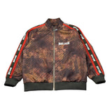 Just Cavalli Felpa con Zip Stampa Fantaisa Marrone per Bambino JBA26029FE MARRONE JUST CAVALLI 