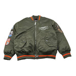 Just Cavalli Giubbino tinta unita con Zip Verde per Bambino JBA26037GB VERDE JUST CAVALLI 