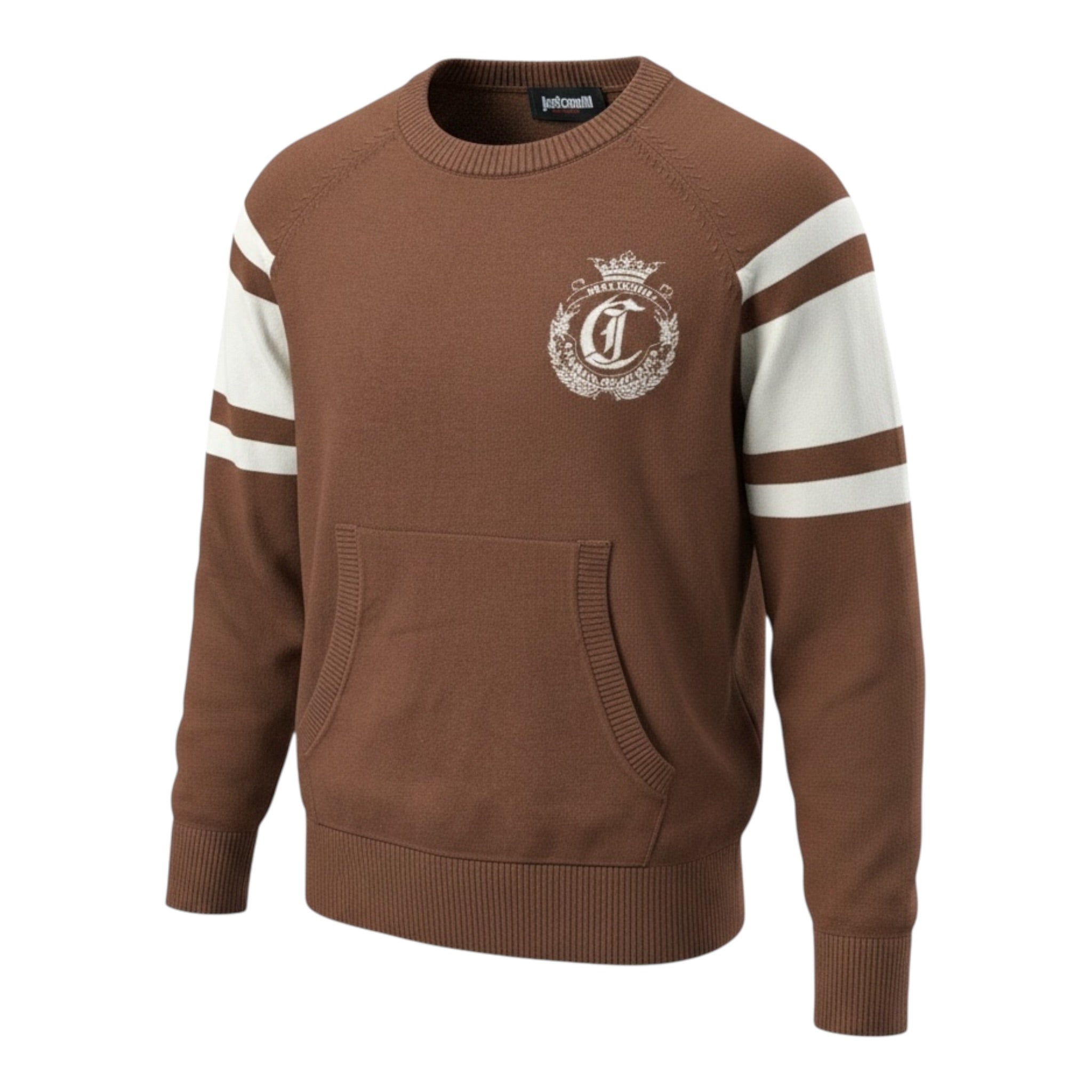 Just Cavalli Maglia tinta unita con Stampa Marrone per Bambino JBA26058MA MARRONE JUST CAVALLI 