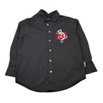 Just Cavalli Camicia Manica Lunga tinta unita Nero per Bambino JBA26094CA NERO JUST CAVALLI 