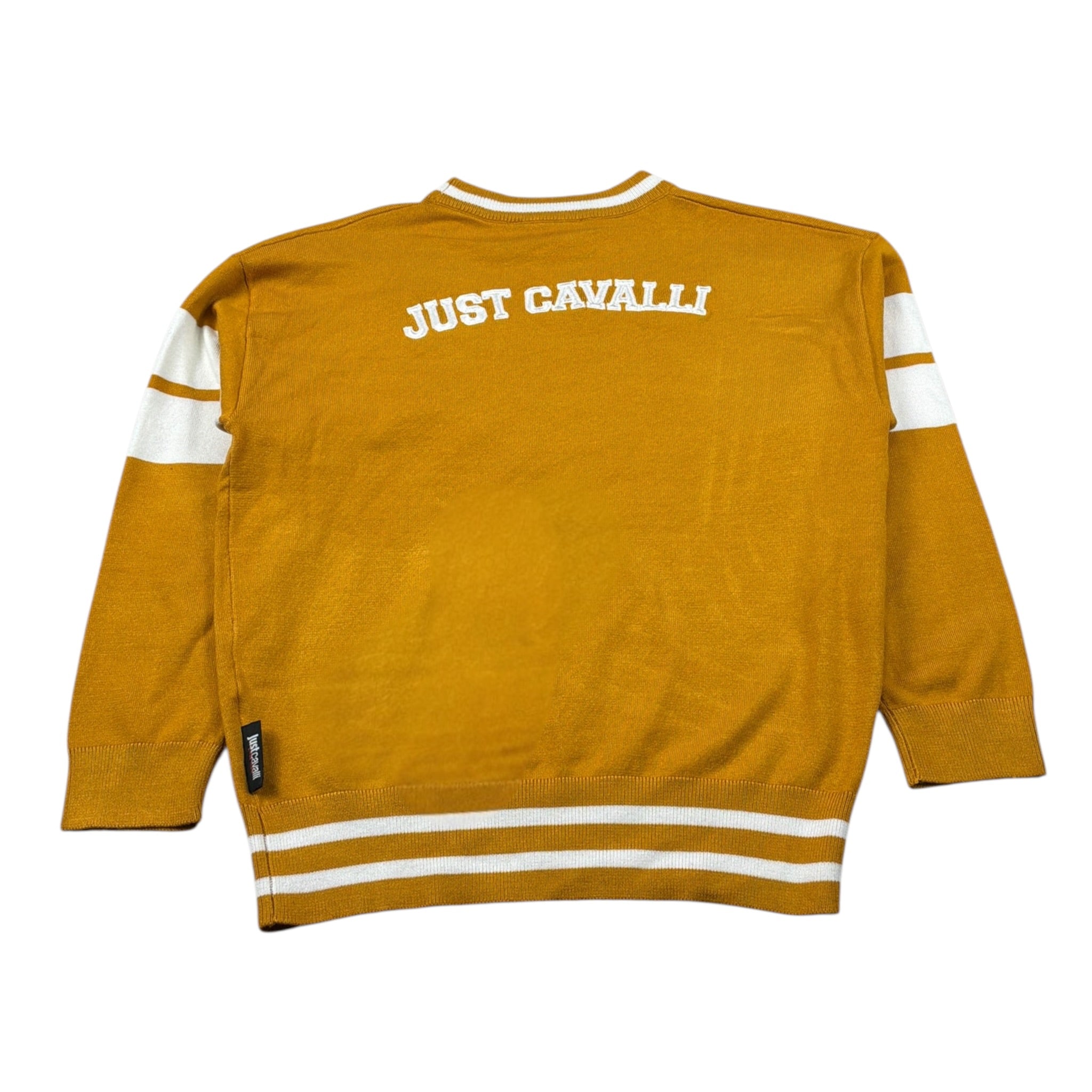 Just Cavalli Maglia Girocollo tinta unita Senape per Bambino JBA26100MA SENAPE JUST CAVALLI 