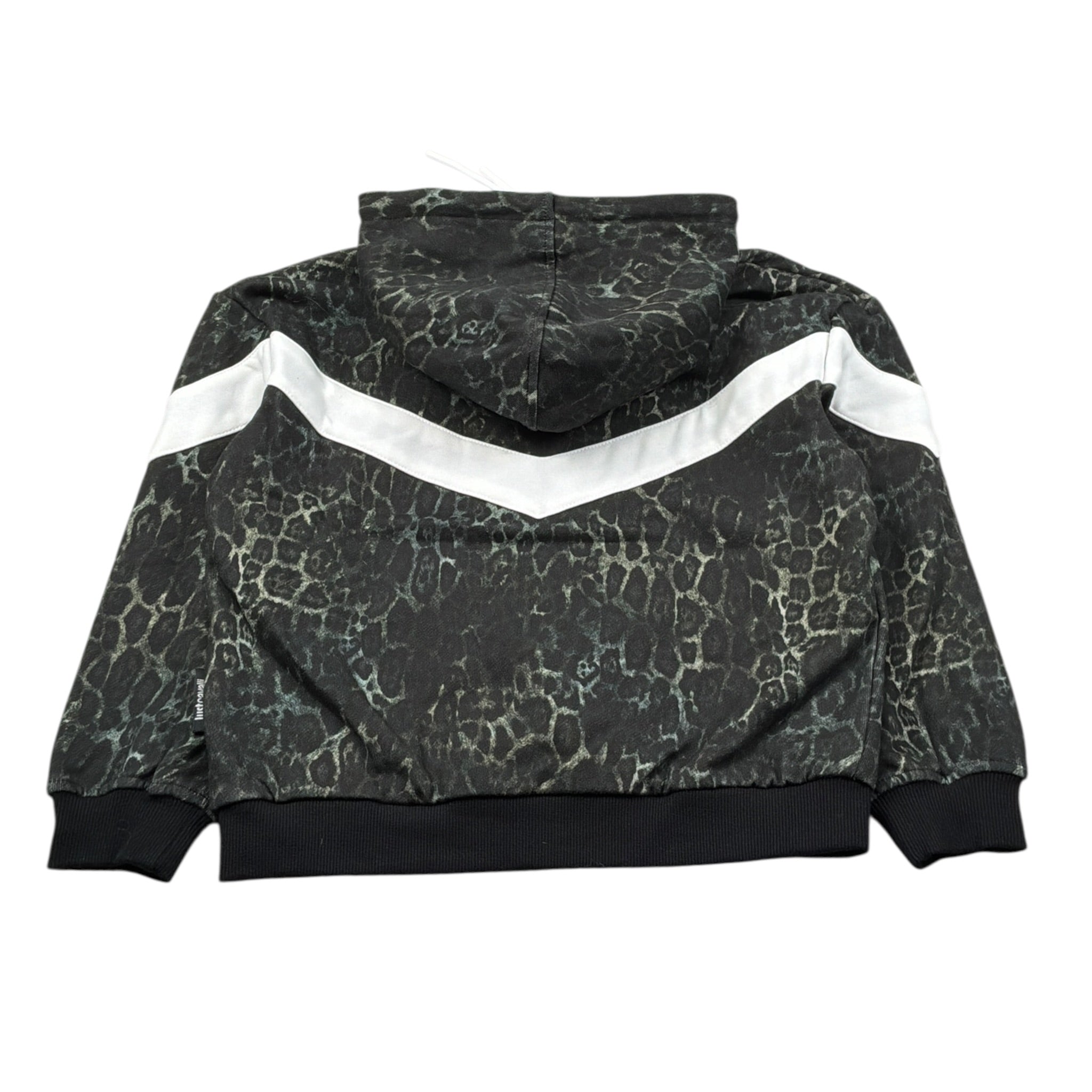 Just Cavalli Felpa con Zip E Cappuccio Fantaisa Maculata Verde per Bambino JBA26109FE VERDE JUST CAVALLI 