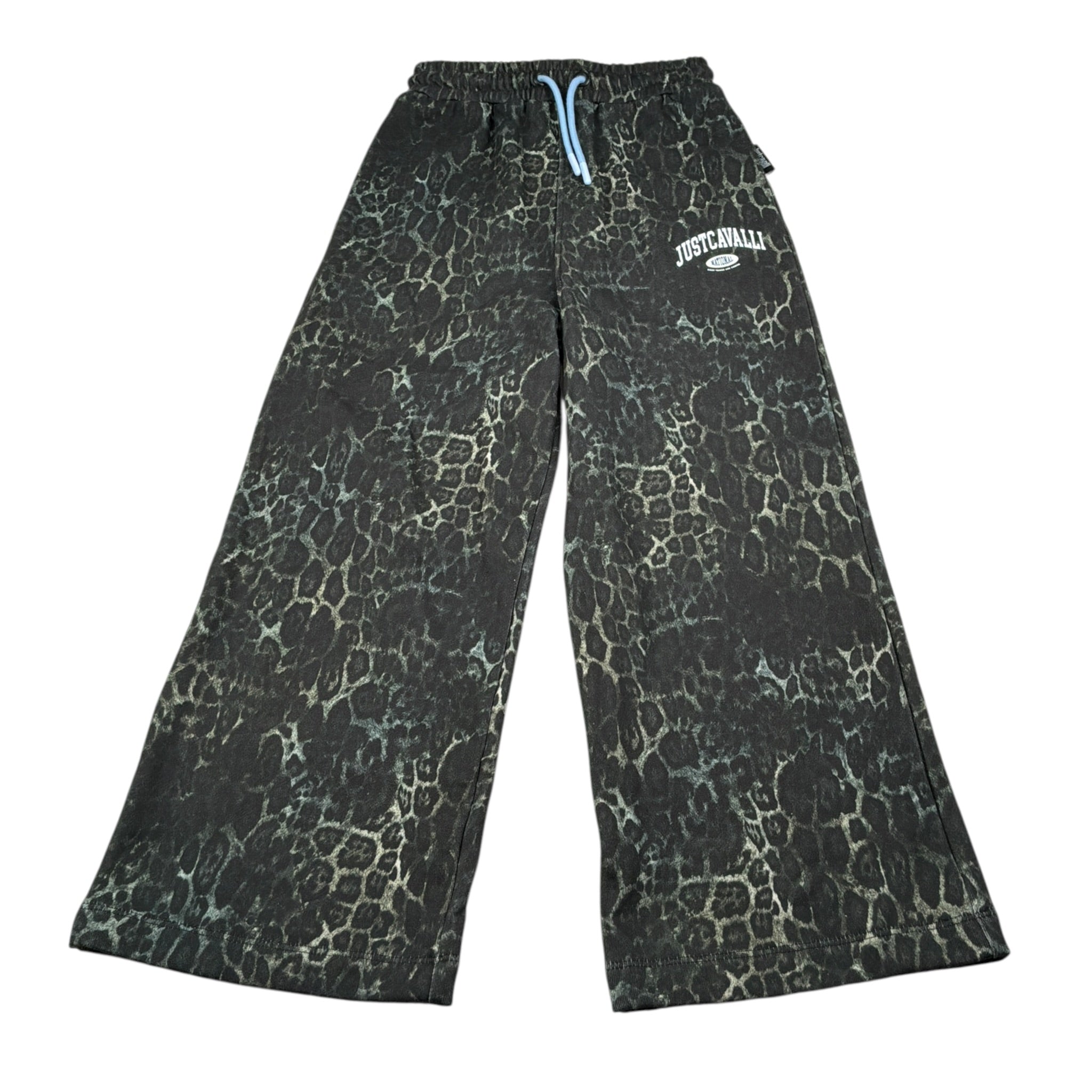Just Cavalli Pantalone Fantasia Maculata Modello Palazza Nero per Bambina JBA26122PA NERO JUST CAVALLI 
