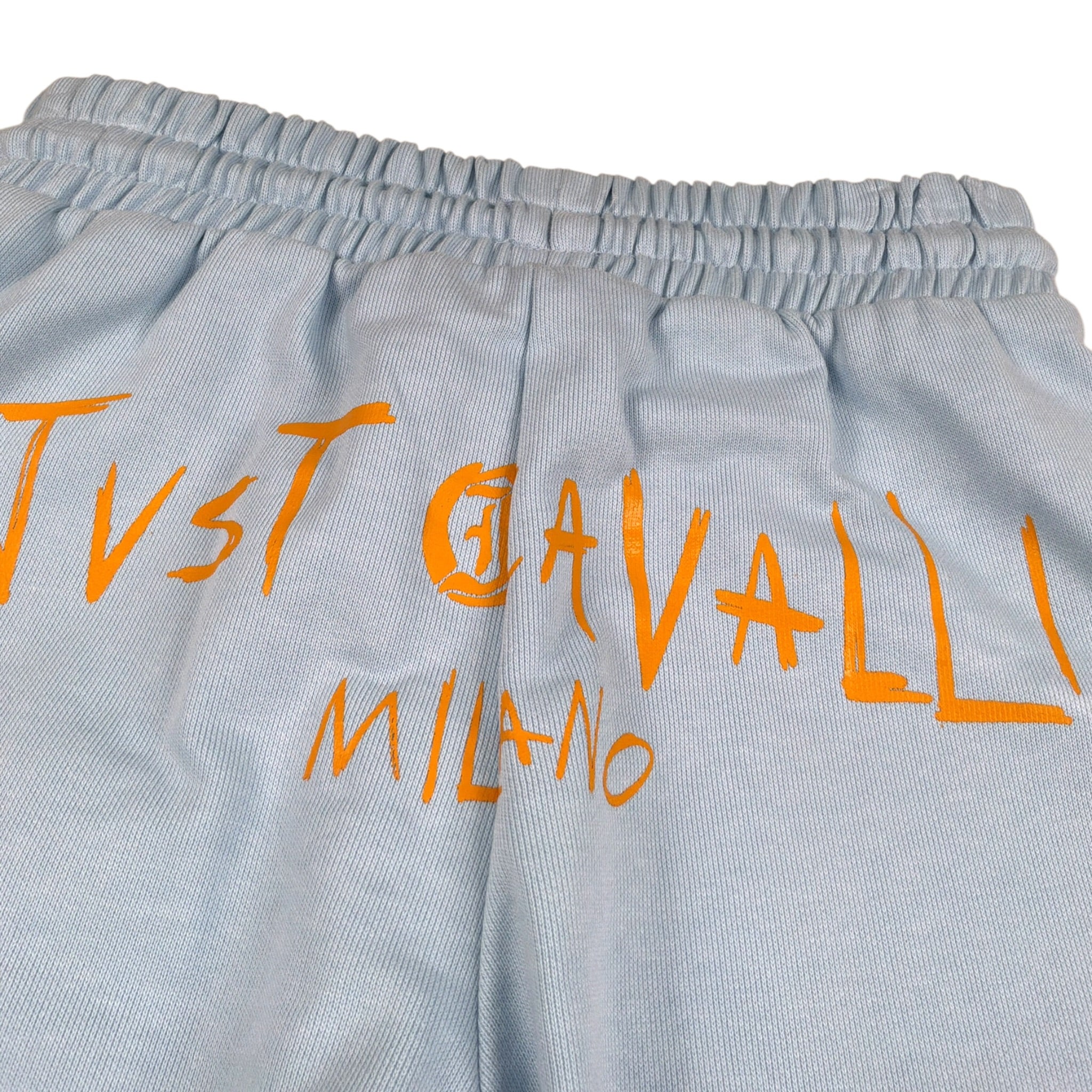 Just Cavalli Pantalone tinta unita con Elastico In Vita Azzurro per Bambino JBA26135PA AZZURRO JUST CAVALLI 