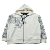 Just Cavalli Felpa con Zip E Cappuccio tinta unita Panna per Bambino JBA26145FE PANNA JUST CAVALLI 