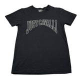 Just Cavalli T-Shirt Girocollo tinta unita con Stampa Nero per Bambina JBA26155TS NERO JUST CAVALLI 