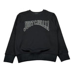 Just Cavalli Felpa Chiusa Girocollo tinta unita con Stampa Nero per Bambina JBA26157FE NERO JUST CAVALLI 