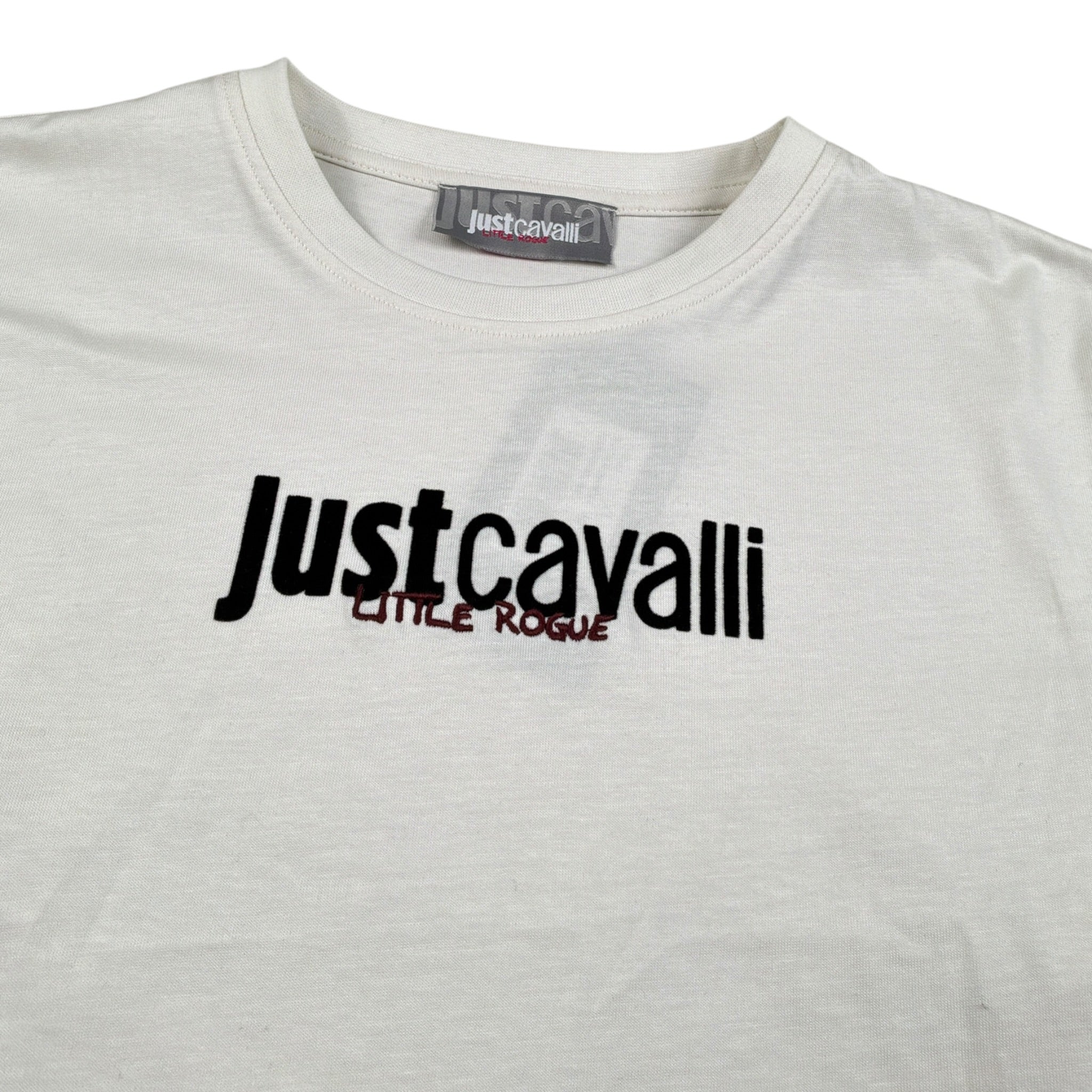 Just Cavalli Shirt Girocollo tinta unita con Lgo Panna per Bambino JGA26005TS PANNA JUST CAVALLI 