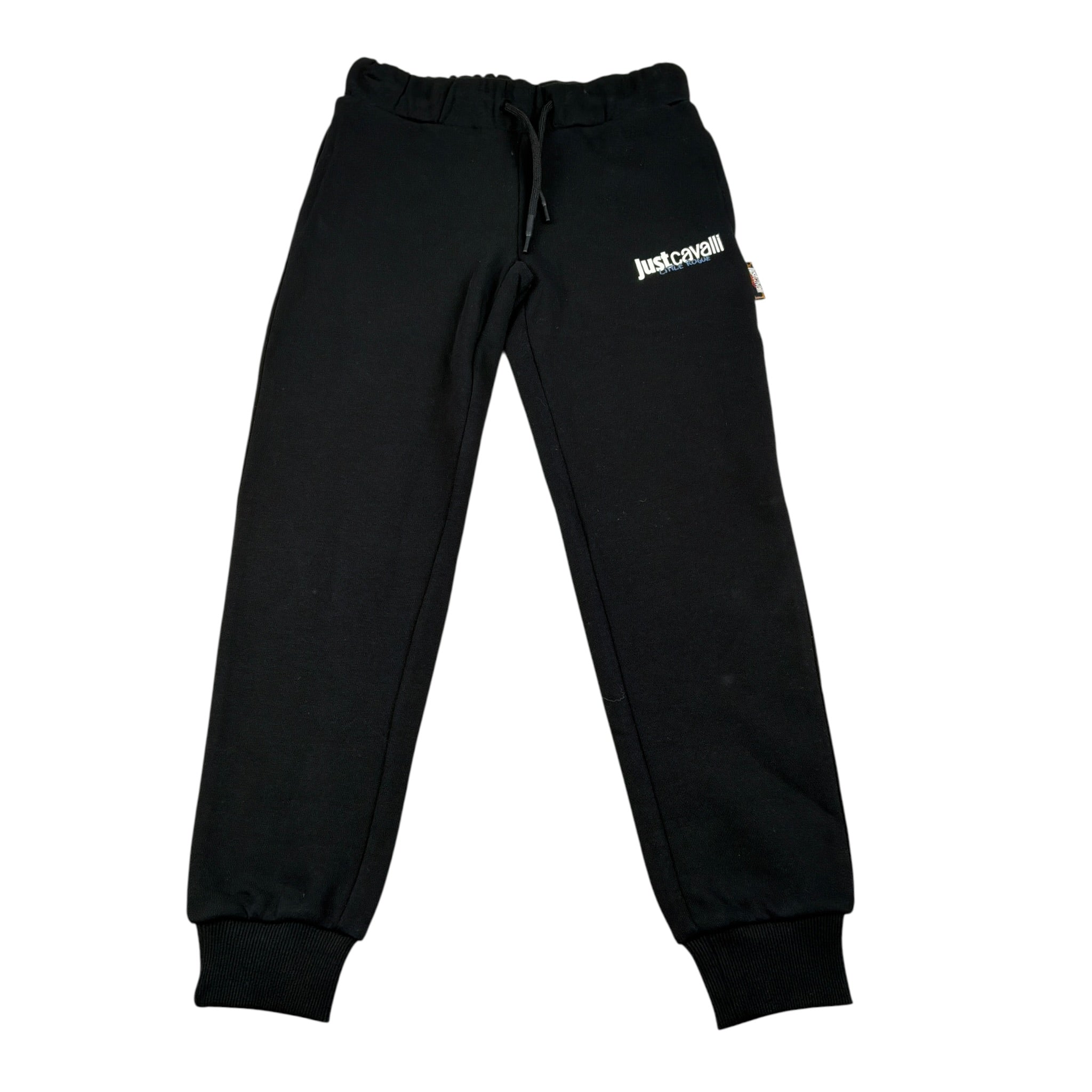 Just Cavalli Pantalone Tuta tinta unita con Logo Nero per Bambino JGA26007PA NERO JUST CAVALLI 