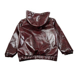 Just Cavalli Giubbino tinta unita con Cappuccio Bordeaux per Bambina JGA26050GB BORDEAUX JUST CAVALLI 
